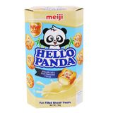  Bánh gấu Meiji Hello Panda nhân kem sữa hộp 50g 