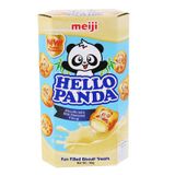  Bánh gấu Meiji Hello Panda nhân kem sữa bộ 3 hộp x 50g 