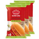  Bánh mì tươi Kinh Đô nhân gà xốt Thái cay bộ 3 gói x 70 g 