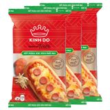  Bánh mì tươi Kinh Đô xốt pizza xúc xích phô mai bộ 3 gói x 70 g 