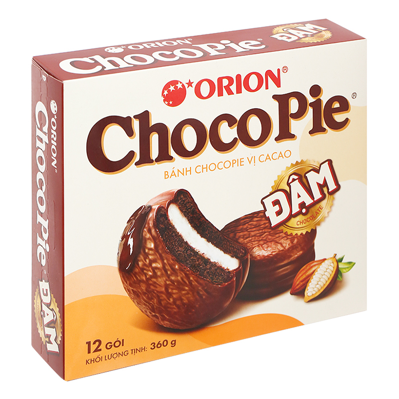Bánh Orion Choco Pie socola Dark đậm vị ca cao 6 bánh hộp 180g – Chuỗi ...