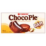  Bánh Orion Choco Pie socola Dark đậm vị ca cao 6 bánh hộp 180g 