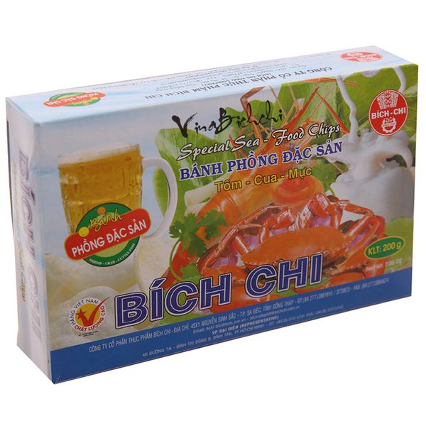  Bánh phồng đặc sản Bích Chi hộp 200g 