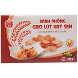  Bánh phồng gạo lứt hạt sen Bích Chi hộp 200g 