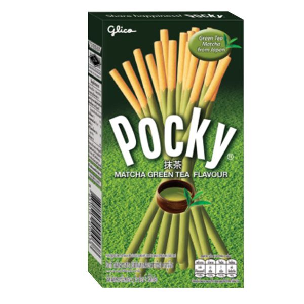  Bánh que Glico Pocky phủ kem trà xanh hộp 35g 