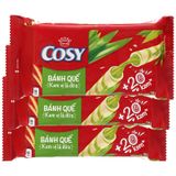  Bánh quế vị kem lá dứa Cosy bộ 3 gói x 132g 