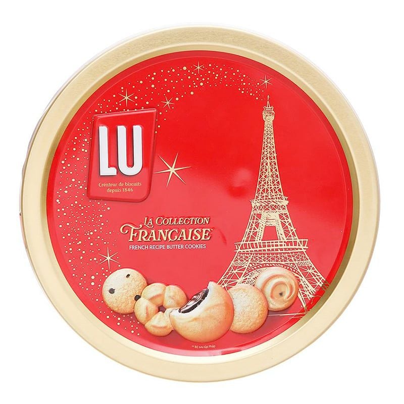  Bánh quy bơ thập cẩm LU hộp 180g 