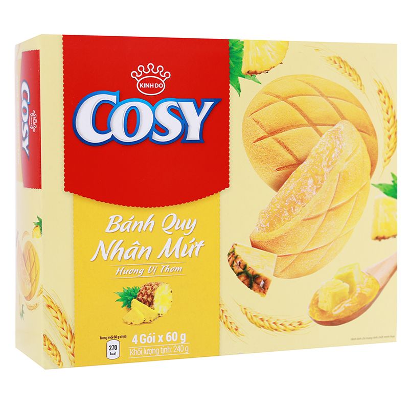  Bánh quy nhân mứt thơm Cosy hộp 240g 