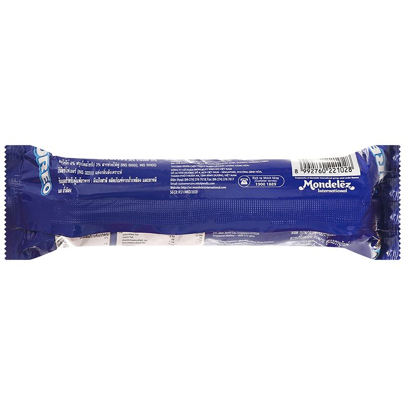  Bánh quy Oreo nhân kem vani gói 133g 