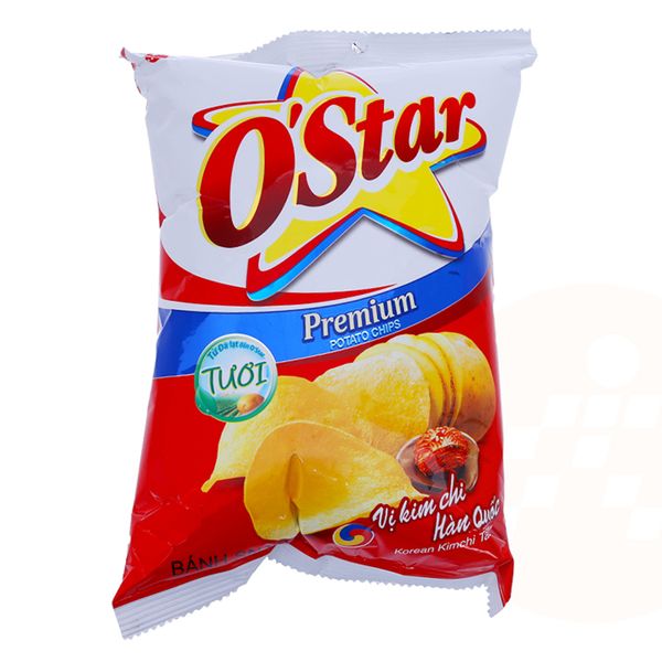  Bánh snack khoai tây Orion O'Star vị kim chi Hàn Quốc gói 36g 