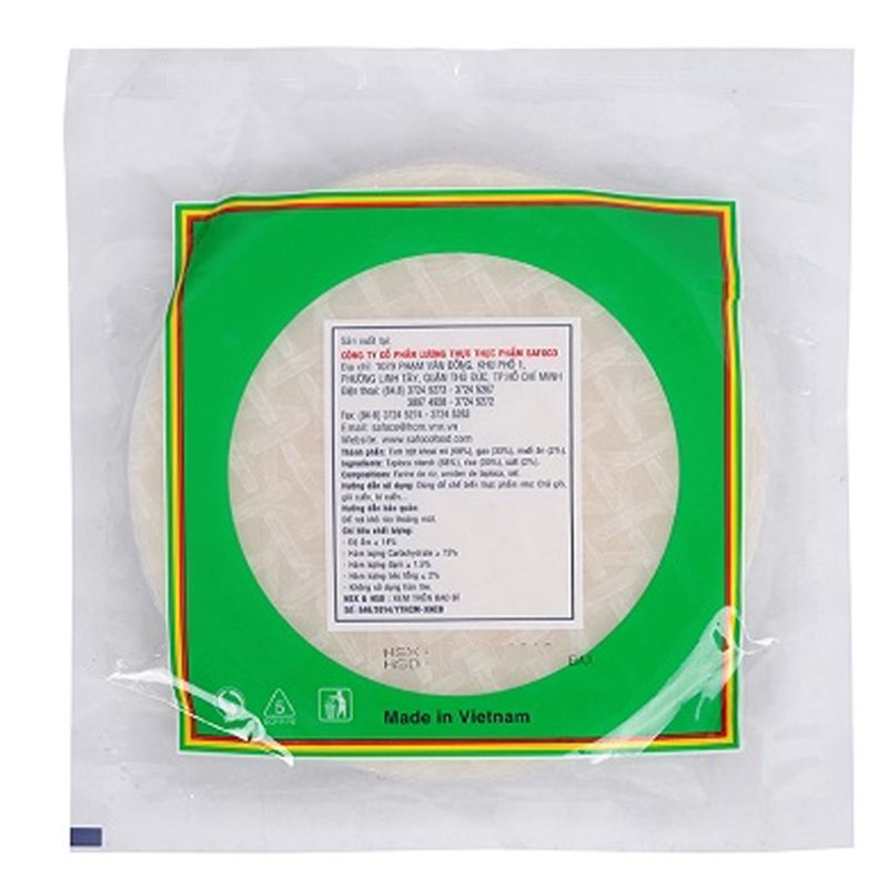  Bánh tráng Safoco 22cm thùng 20 gói x 300g 