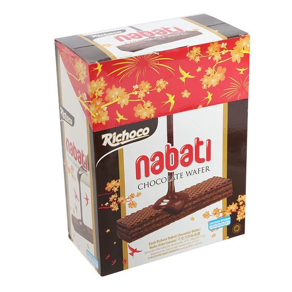  Bánh xốp Nabati nhân socola hộp 340g 