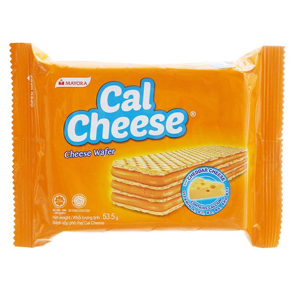  Bánh xốp nhân phô mai Cal Cheese gói 53,5g 