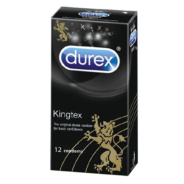  Bao cao su Durex Kingtex hộp 12 cái 