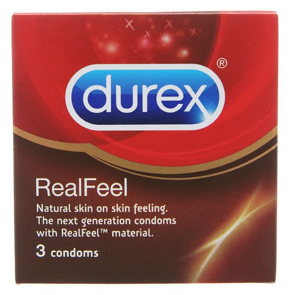  Bao cao su Durex RealFeel 56mm hộp 3 cái 