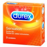  Bao cao su Durex Sensation 52mm hộp 3 cái 