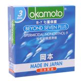  Bao cao su Okamoto Beyond Seven Plus hộp 3 cái 54mm 