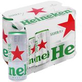  Bia Heineken Silver thùng 24 lon x 330ml 