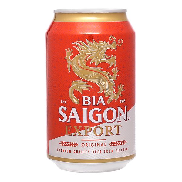  Bia Sài Gòn đỏ Export lon 330ml 
