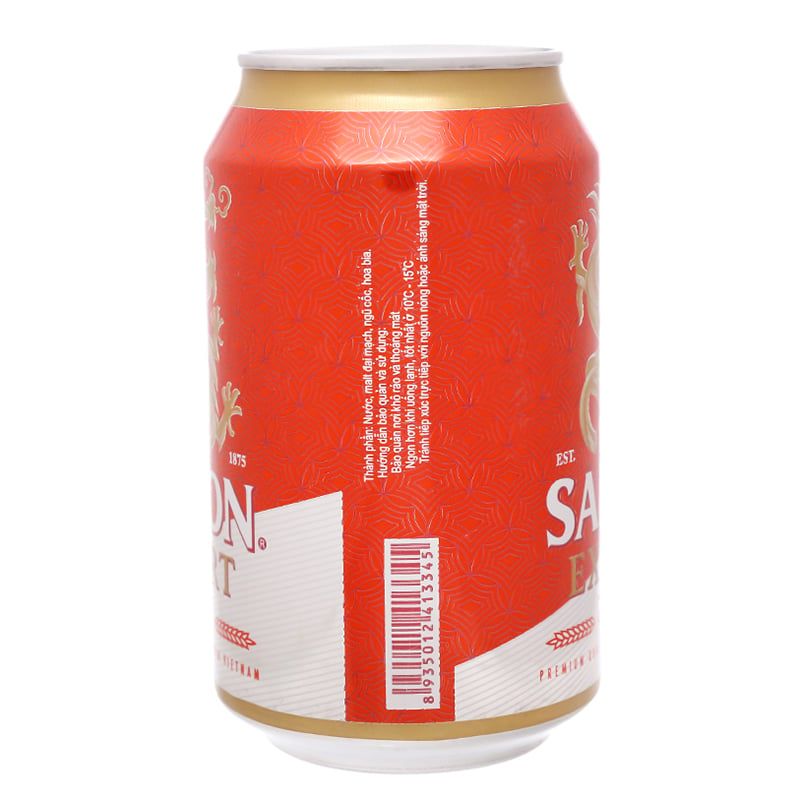  Bia Sài Gòn đỏ Export thùng 24 lon x 330ml 