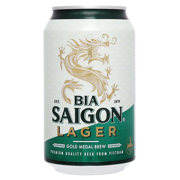  Bia Sài Gòn Lager lon 330ml 