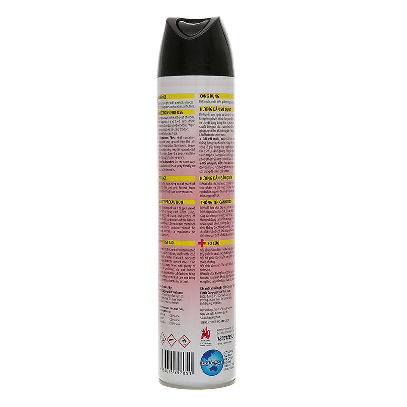  Bình xịt côn trùng Red Foxx POWER hương chanh chai 600ml 