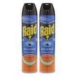  Bình xịt muỗi Raid hương Cam chanh bộ 2 chai x 600ml 