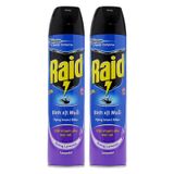  Bình xịt muỗi Raid hương Lavender bộ 2 chai x 600ml 