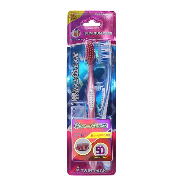  Bộ 2 bàn chải lông mềm Oral-Clean Gum Care Extra Soft 