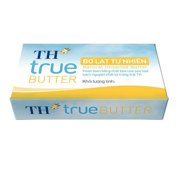  Bơ lạt tự nhiên TH True Butter gói 200g 