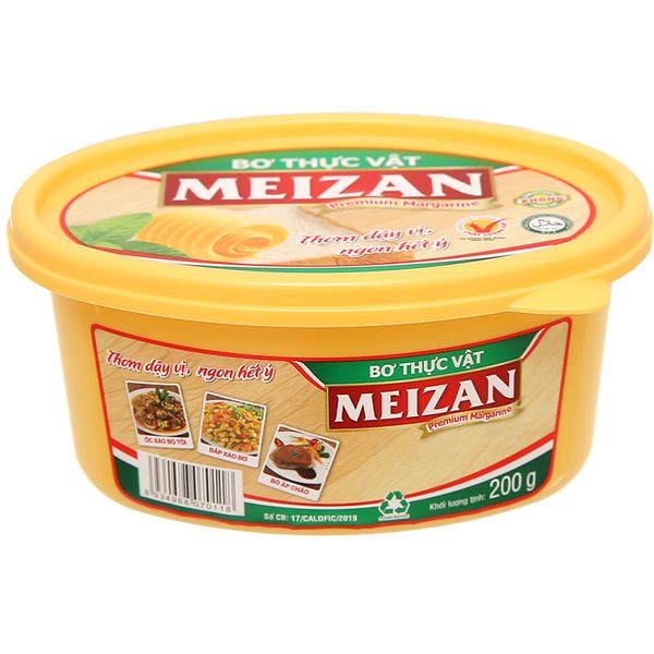  Bơ thực vật Meizan hộp 200g 