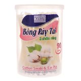  Bông ráy tai có đầu móc Lovely hộp nhựa 90 cây 