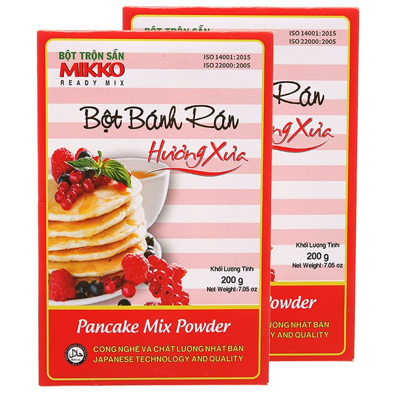  Bột bánh rán Mikko Hương Xưa thùng 40 hộp x 200g 