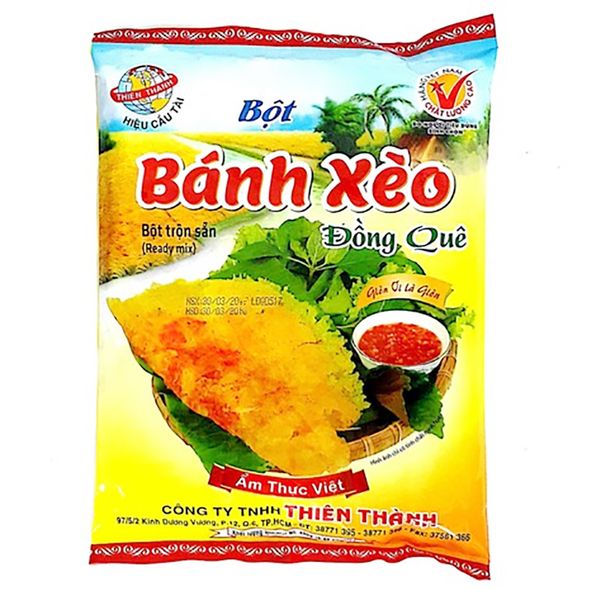  Bột bánh xèo đồng quê Thiên Thành gói 400g 