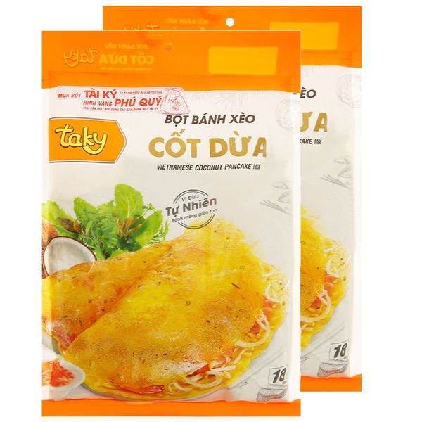  Bột bánh xèo Tài Ký cốt dừa bộ 2 gói x 500g 