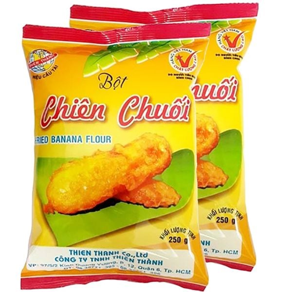  Bột chiên chuối Thiên Thành bộ 2 gói x 250g 