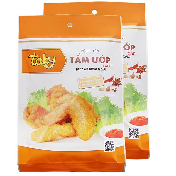  Bột chiên tẩm ướp Tài Ký vị cay bộ 2 gói x 60 g 