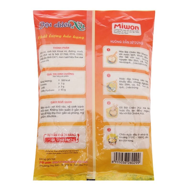  Bột chiên xù Miwon gói 200g 