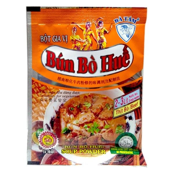  Bột gia vị nấu bún bò Huế Bà Tám gói 10g 