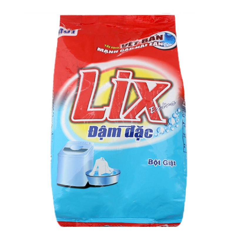  Bột giặt Lix Extra đậm đặc gói 6kg 