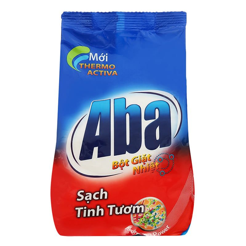  Bột giặt nhiệt Aba sạch tinh tươm thùng 36 gói x 380g 