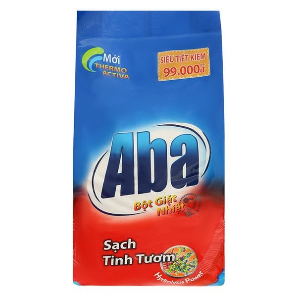  Bột giặt nhiệt Aba sạch tinh tươm túi 5.7kg 