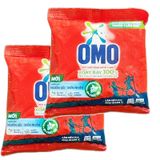  Bột giặt OMO đỏ hệ bọt thông minh thùng 140 gói x 100 g 
