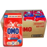  Bột giặt OMO đỏ hệ bọt thông minh thùng 18 gói x 770 g 