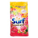  Bột giặt Surf hương nước xả vải gió xuân nồng nàn gói 5,8 kg 