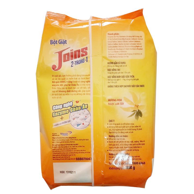  Bột giặt xả 2 in 1 Joins gói 400 g 