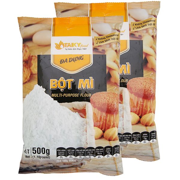  Bột mì đa dụng Tài Ký bộ 2 gói x 500 g 