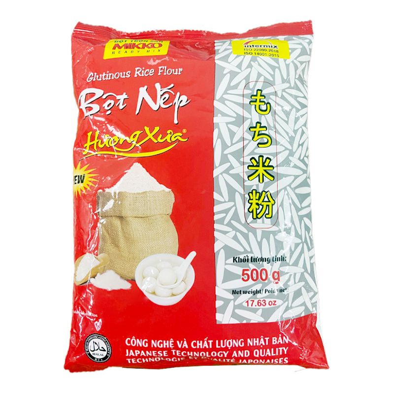  Bột nếp Hương Xưa Mikko bộ 2 gói x 500g 
