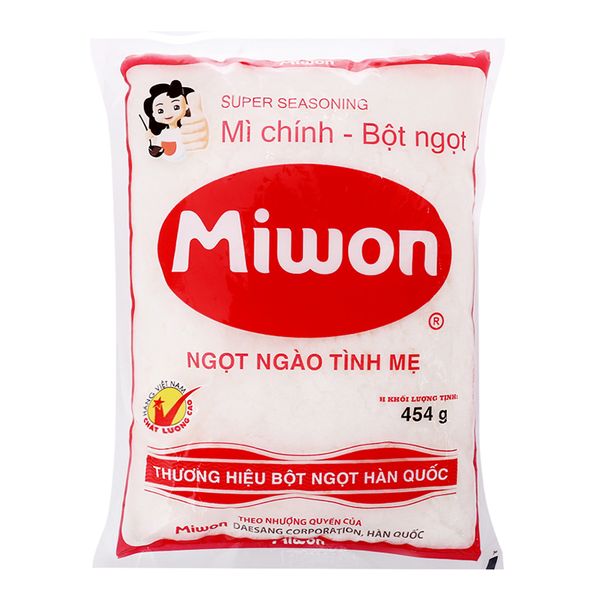  Bột ngọt Miwon hạt nhỏ gói 454g 