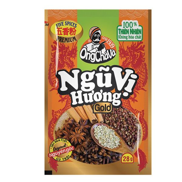  Bột ngũ vị hương Ông Chà Và gói 28g 